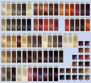Hệ thống bảng màu thuốc nhuộm tóc Goldwell cao cấp và mới nhất 2018